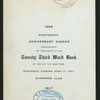NINETEENTH ANNIVERSARY DINNER [held by] TWENTY THIRD WARD BANK OF THE CITY OF NEW YORK [at] SCHNORER CLUB (OTHER (PRIVATE CLUB?);)