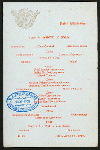 TABLE D'HOTE DINNER MENU [held by] MARTINIQUE HOTEL [at] "[NEW YORK, NY]" (HOTEL;)