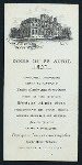 DINNER GIVEN TO HON. HENRY WHITE AND OTHERS] [held by] [COUNT & COUNTESS DE FRANQUEVILLE] [at] "LA MUETTE, [PARIS, FRANCE]" ((OTHER: INN?);)