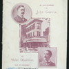 THE CORNER'S AMEN DINNER TO JOHN GARCIA [held by] HIS FRIENDS [at] "OSTERMAN HOTEL, [WILLIAMSBURGH], BROOKLYN, NY" (HOTEL;)