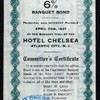 BANQUET [held by] NEW JERSEY BANKERS ASSOCIATION [at] "HOTEL CHELSEA, ATLANTIC CITY, NJ" (HOTEL;)