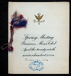 SPRING MEETING [held by] BUSINESS MEN'S CLUB [at] "CINCINNATI, OH"