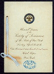 ANNUAL DINNER [held by] SOCIETY OF LOUISIANA OF THE STATE OF NEW YORK [at] "HOTEL ASTOR, NEW YORK" (HOTEL;)