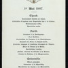 SUPPER IN HONOR OF KING FREDERIK VIII OF DENMARK [held by] KING HAAKON VII [at] "PALAIS ROYAL, CHRISTIANIA, NORWAY [NOW OSLO]" (FOR;)