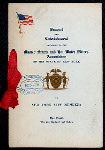 BANQUET AND ENTERTAINMENT TENDERED TO THE ASSOCIATION OF THE STATE OF NEW YORK [held by] NEW YORK CITY MEMBERS OF THE MASTER STEAM AND HOT WATER FITTERS' ASSOCIATION [at] WOOL CLUB (OTHER (PRIVATE);)