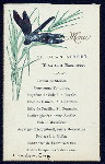 DINNER [held by] LA VICOMTESSE PARKER [at] "22 DOWN STREET, LONDON, ENGLAND" (FPR;)