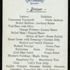 DINNER [held by] THE CLARENDON [at] "QUEBEC, CANADA" (FOR;)