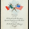 DINNER IN HONOR OF DUKE ABRUZZI [held by] PRESIDENT OF JAMESTOWN EXPOSITION COMPANY (H. ST. GEORGE TUCKER)  AND MRS. TUCKER [at] "HOTEL CHAMBERLAIN, OLD POINT COMFORT, VA" (HOTEL;)