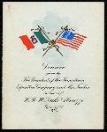 DINNER IN HONOR OF DUKE ABRUZZI [held by] PRESIDENT OF JAMESTOWN EXPOSITION COMPANY (H. ST. GEORGE TUCKER)  AND MRS. TUCKER [at] "HOTEL CHAMBERLAIN, OLD POINT COMFORT, VA" (HOTEL;)