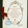 DINNER IN HONOR OF THOMAS NORTON HUNT, MAYOR OF BOSTON [held by] TWENTIETH CENTURY ALDERMANIC ASSOCIATION [at] "COPLEY SQUARE HOTEL, [BOSTON, MA]" (HOTEL;)