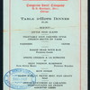 DINNER MENU [held by] CONGRESS HOTEL COMPANY [at] "CHICAGO, IL" (HOTEL;)