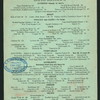 LUNCHEON [held by] CONGRESS HOTEL COMPANY [at] "CHICAGO, [IL]" (HOTEL;)