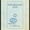 DAILY MENU [held by] ELM COTTAGE CAFE [at] "NARRAGANSETT PIER, RI" (REST;)