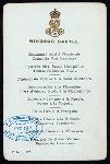 DINNER FOR 50 GUESTS [held by] KING EDWARD VII [at] "WINDSOR CASTLE, ENGLAND" (FOR;)