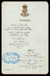 LUNCHEON FOR 120 GUEST [held by] EDWARD VII [at] ASCOT [ENGLAND] (OTHER (PRIVATE AREA);)