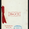REUNION DINNER [held by] CLASS OF '79 [HARVARD UNIVERSITY] [at] "NEW ALGONQUIN CLUB, BOSTON, MA" (OTHER (CLUB);)