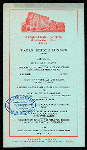 TABLE D'HOTE DINNER [held by] CONGRESS HOTEL COMPANY [at] "CHICAGO, IL" (HOTEL;)