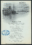 BREAKFAST [held by] RED STAR LINE [at] S.S. KROONLAND (SS;)