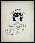 BANQUET TO THE VISITING PRESS OF THE UNITED STATES FOR THE GRAND LODGE REUNION [held by] EXECUTIVE COMMITTEE OF PHILADELPHIA LODGE NO. 2 B.P.O.E. [at] "MAJESTIC HOTEL, PHILADELPHIA. PA" (HOTEL;)