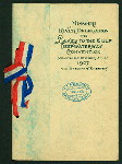 COMPLETE THREE MEAL MENUS FOR OCT. 1,2,3,4,& 5TH [held by] MISSOURI RIVER DELEGATION TO THE DEEP WATERWAY CONVENTION [at] "STEAMER ""CHESTER"" EN ROUTE TO MEMPHIS;" (SS;)
