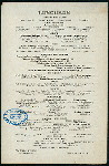 LUNCHEON [held by] FRAUNCES' TAVERN [at] "[NEW YORK, NY]" (REST;)