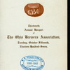 THIRTEENTH ANNUAL BANQUET [held by] THE OHIO BREWERS ASSOCIATION [at] "HOTEL SINTON, CINCINNATI, [OH]" (HOTEL;)