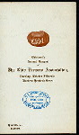 THIRTEENTH ANNUAL BANQUET [held by] THE OHIO BREWERS ASSOCIATION [at] "HOTEL SINTON, CINCINNATI, [OH]" (HOTEL;)
