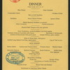 DINNER [held by] BROADWAY CENTRAL HOTEL [at] "NEW YORK, NY" (HOTEL;)