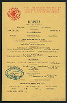 DINNER [held by] BROADWAY CENTRAL HOTEL [at] "NEW YORK, NY" (HOTEL;)