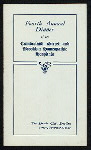 FOURTH ANNUAL DINNER [held by] CUMBERLAND STREET AND BROOKLYN HOMEOPATHIC HOSPITALS [at] "LINCOLN CLUB, THE, BROOKLYN, NY" (OTHER (CLUB);)