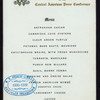 DINNER IN HONOR OF ABOVE [held by] CENTRAL AMERICAN PEACE DELEGATES [at] "THE NEW WILLARD, WASHINGTON, D.C." (HOTEL;)