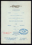 COMPLIMENTARY DINNER TO THE OFFICERS AND CADETS OF WEST POINT MILITARY ACADEMY [held by] DIRECTORS OF THE NATIONAL HORSE SHOW ASSOCIATION [at] MADISON SQUARE GARDEN (OTHER;)