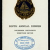 NINTH ANNUAL DINNER [held by] OLYMPIC CLUB OF THE CITY OF NEW YORK [at] "SHANLEY'S ROMAN COURT, BROADWAY AND 42ND STREET" (REST;)