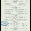 DAILY MENU, DINNER [held by] HOTEL THORNDIKE [at] "BOYLSTON STREET, BOSTON, MA" (HOTEL;)