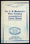 ANNUAL BANQUET TENDERED TO THEIR REPRESENTATIVES [held by] THE C.B. WOODWORTH'S SONS COMPANY [at] ROCHESTER CLUB (OTHER [PRIVATE?];)