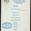 DINNER TO MR. WILLIAM T. EVANS, BY SOME OF HIS FRIENDS TO COMMEMORATE HIS GIFT OF AMERICAN PAINTINGS TO THE NATION [held by] THE LOTUS CLUB [at] "NEW YORK, NY" (OTHER [PRIVATE?];)