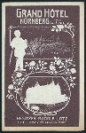 DAILY MENU [held by] GRAND HOTEL NURNBERG [at] "NUREMBERG, GERMANY" (FOR;)