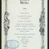 CHRISTMAS DINNER [held by] EMPIRE HOTEL [at] BATH (ENGLAND?) (FOR;)