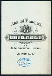 ANNUAL BANQUET [held by] BOSTON MERCHANTS ASSOCIATION [at] "HOTEL SOMERSET, BOSTON, MA" (HOTEL;)