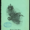 NEW YEAR'S DINNER [held by] ST. CHARLES HOTEL [at] "NEW ORLEANS, LA" (HOTEL;)