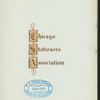 SIXTH ANNUAL BANQUET [held by] CHICAGO STATIONERS ASSOCIATION [at] THE AUDITORIUM (HOTEL;)