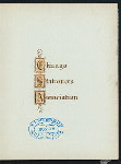 SIXTH ANNUAL BANQUET [held by] CHICAGO STATIONERS ASSOCIATION [at] THE AUDITORIUM (HOTEL;)