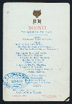 MENU DU SOUPER DU BALL [held by] P.H. [at] "[NEWCASTLE-ON-TYNE], ENGLAND"