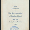 FORTIETH ANNUAL REUNION [held by] NEW YORK ASSOCIATION OF HAMILTON ALUMNI [at] "ASTOR HOTEL, NEW YORK, NY" (HOTEL;)