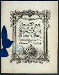 ANNUAL DINNER [held by] SECOND PANEL SHERIFF'S JURY [at] "DELMONICO'S, NEW YORK, NY" (REST;)