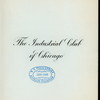 ELEVENTH MEETING [held by] THE INDUSTRIAL CLUB OF CHICAGO [at] "AUDITORIUM ANNEX [CHICAGO, IL]" (HOTEL;)