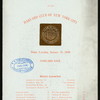 FORTY-THIRD ANNIVERSARY [held by] HARVARD CLUB OF NEW YORK CITY [at] HARVARD HALL (NEW YORK?) (OTHER (PRIVATE AREA);)