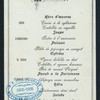 DINNER TO CHILIAN OFFICIALS [held by] ADMIRAL ROBLEY D. EVANS [at] "ON BOARD FLAGSHIP ""CONNECTICUT""" (SS;)
