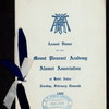 ANNUAL DINNER [held by] MOUNT PLEASANT ACADEMY ALUMNI ASOCIATION [at] "ASTOR HOTEL, NEW YORK, NY" (HOTEL;)