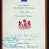 TWENTY-SECOND ANNIVERSARY BANQUET [held by] THE UNIVERSAL COOKERY AND FOOD ASSOCIATIONS [at] "THE WALDORF HOTEL, LONDON [ENGLAND]" (FOR;)
